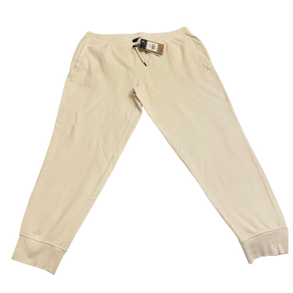 NWT Women's The North Face Size XXL Gardenia White Sweatpants Drawstring Joggers